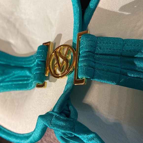 BUNDLE DISCOUNTS! Teal Victoria’s Secret Bikini - top 34DD - bottom Small - Picture 8 of 9